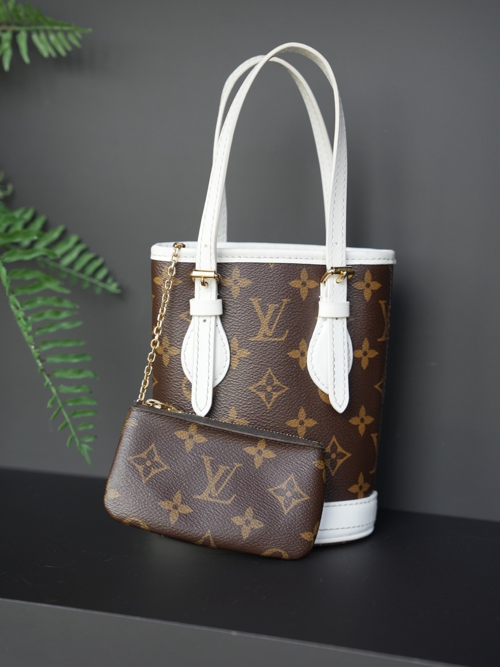 Louis Vuitton bag with pouch